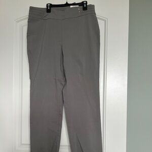 NWT JM Collection petite pants PL Lunar Grey